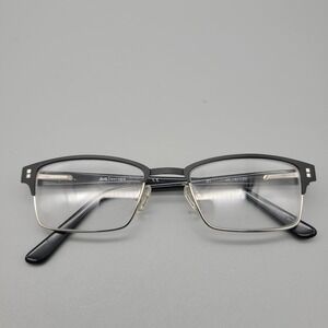 Db4k Boys GPA 01 Black Silver Semi Rimless Rectangular Eyeglasses 48-18-130